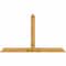 Ekena Millwork Portland Rough Sawn Timber Gable Bracket, Western Red Cedar, 96"W x 56"H x 6"D x 6"F, 14/12 Pitch GBW096X56X0606POR00RWR - alternate 1